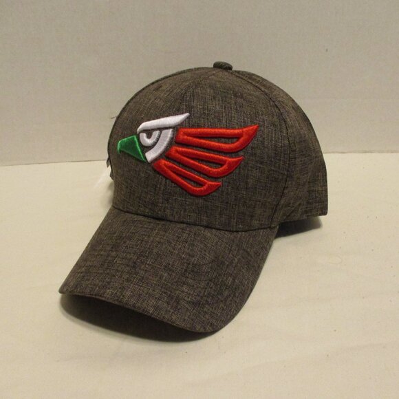 AZTEC Eagle NEW Woman Adjustable Back Gray Green White Embroidered Hat Cap - Picture 6 of 11